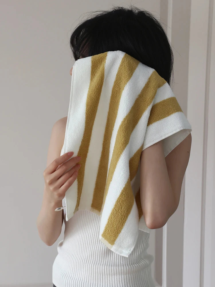 Bold Stripe Cotton Towel