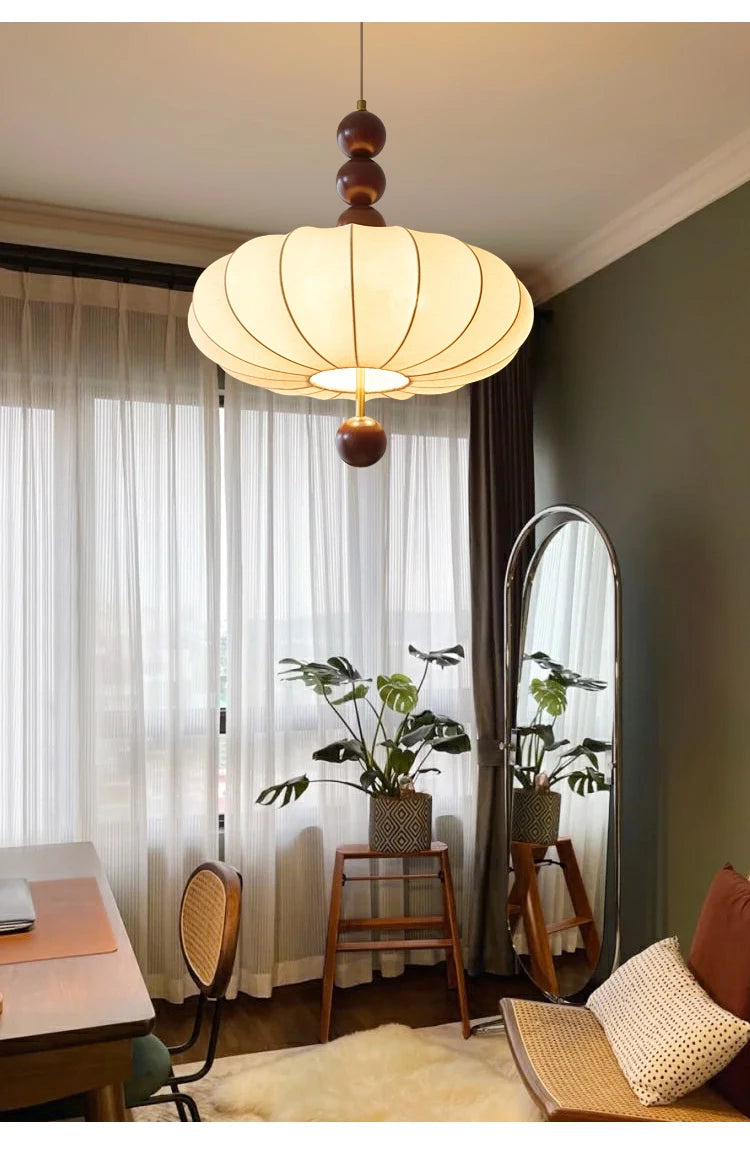 Beaded Lantern Pendant Light