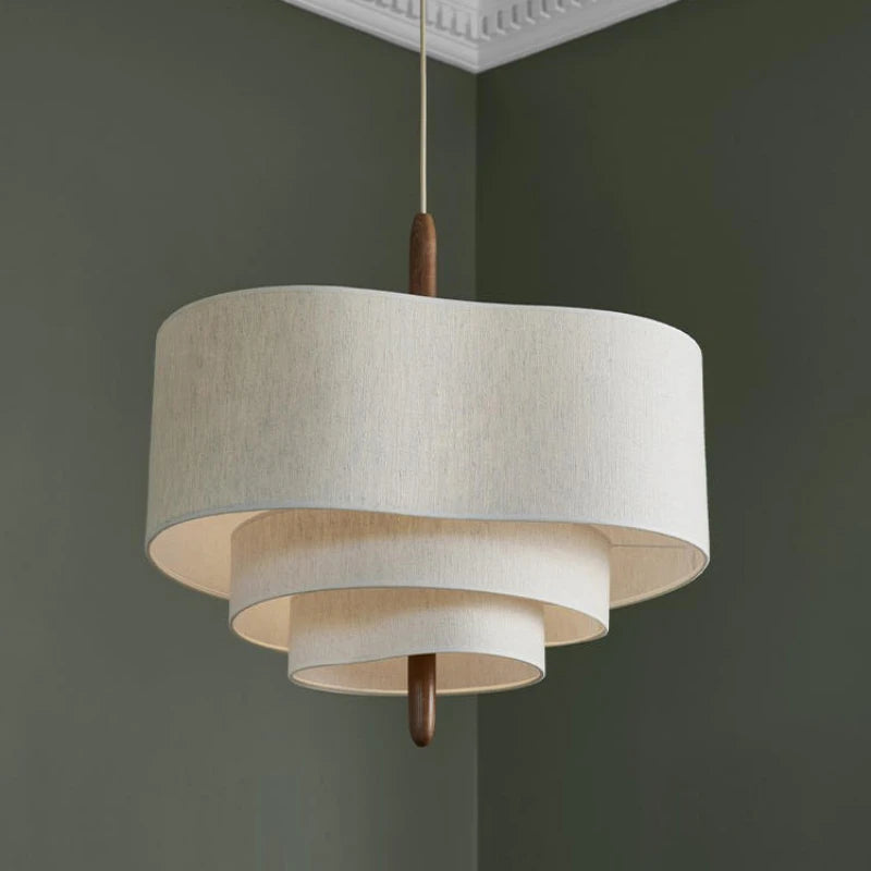 Pebble Fabric Pendant Lamp