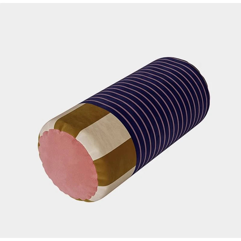 Luxe Velvet Colour-Block Cushion Cover