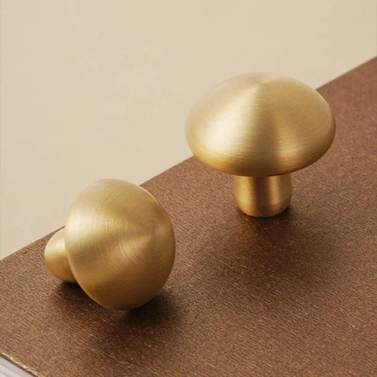 Brass Mushroom Knob