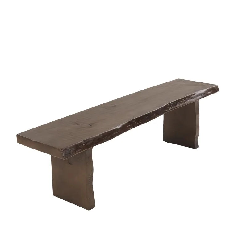 Solid Wood Wabi-Sabi Bench