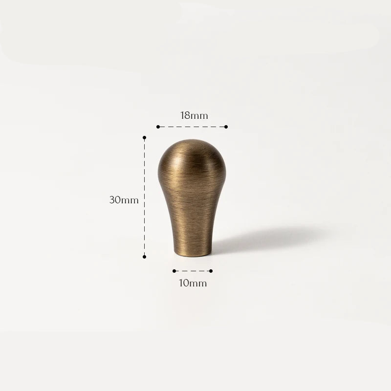 Fluted Brass Handle