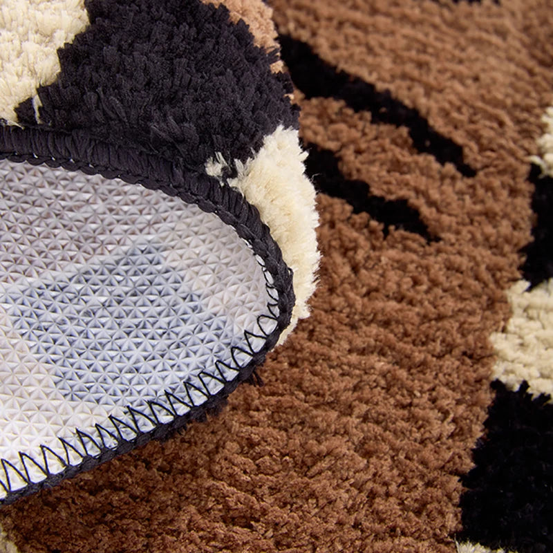 Bird Checkered Tufted Mat