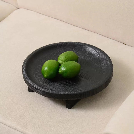 Low Wooden Platter