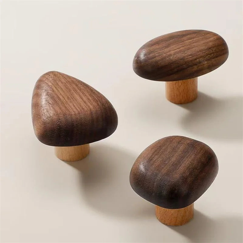 Wooden Pebble Wall Hook/Knob
