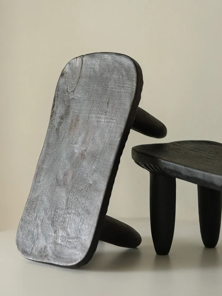 Low Wooden Stool