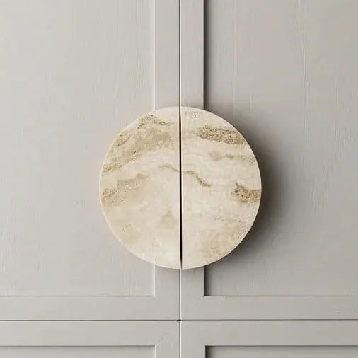 Marble Half-Moon Cabinet Pull (Pair)