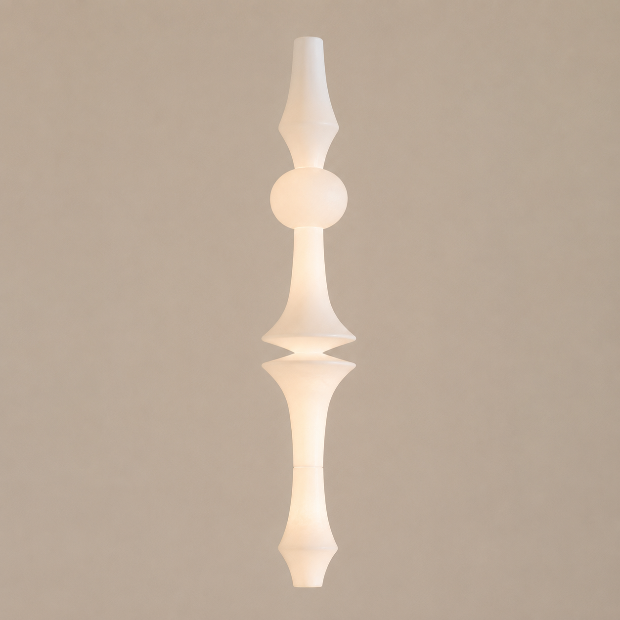 Sculptural Akari Rice Paper Pendant Lamp D