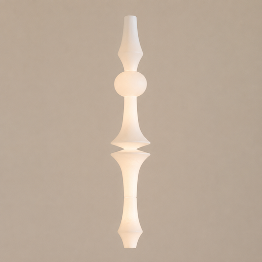 Sculptural Akari Rice Paper Pendant Lamp D