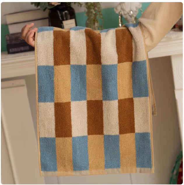 Block Colour Cotton Towel