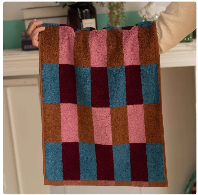Block Colour Cotton Towel