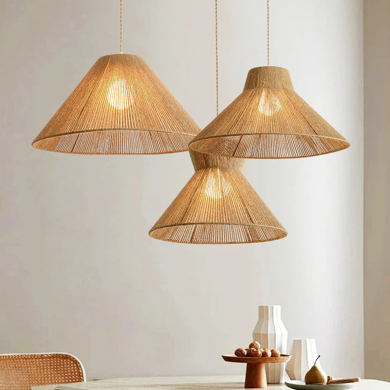 Woven Pendant Lights