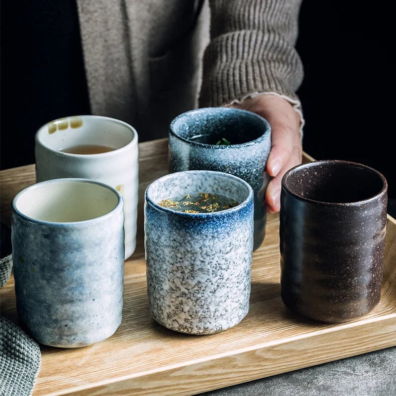 Hand-Painted Ceramic Teacup
