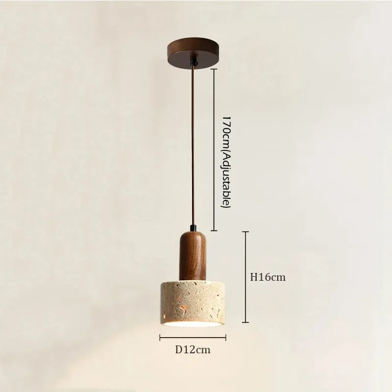 Travertine Mini Loft Pendant Light