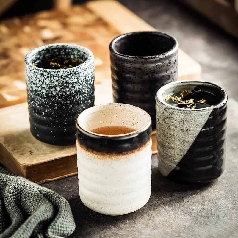Hand-Painted Ceramic Teacup
