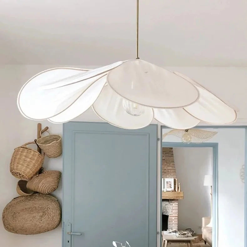 Flower Fabric Pendant Lamp