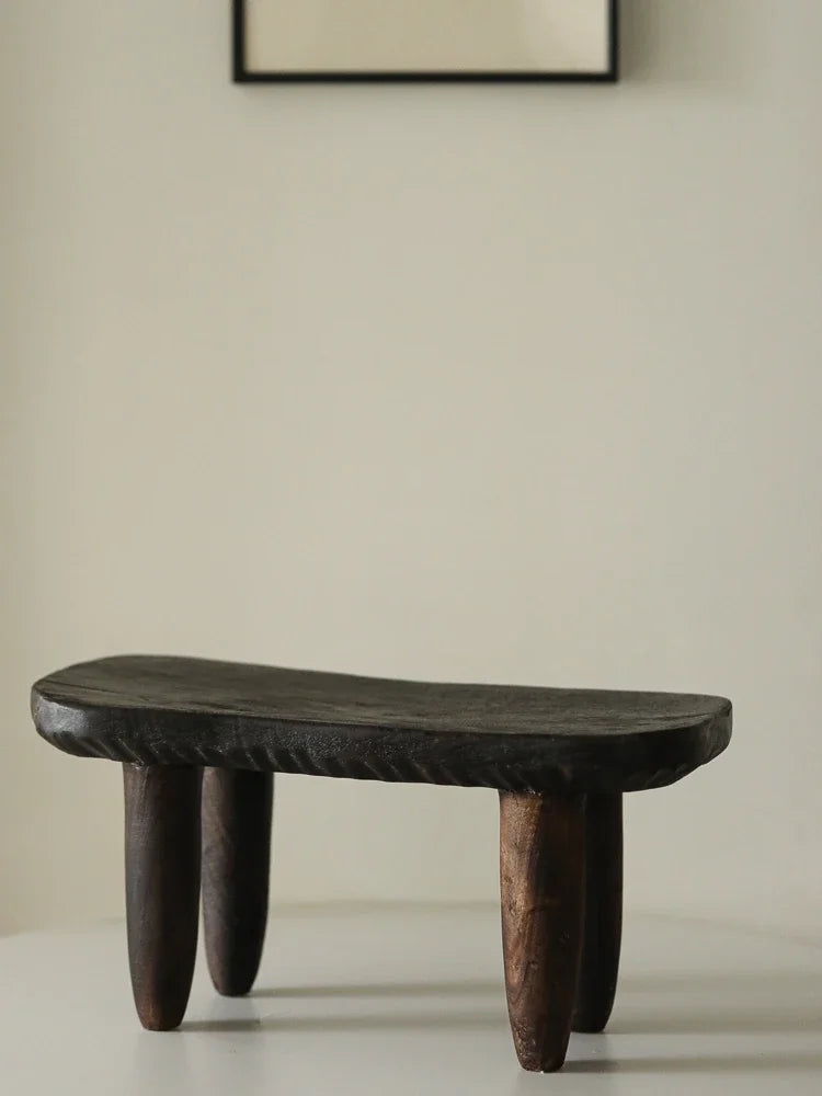 Low Wooden Stool