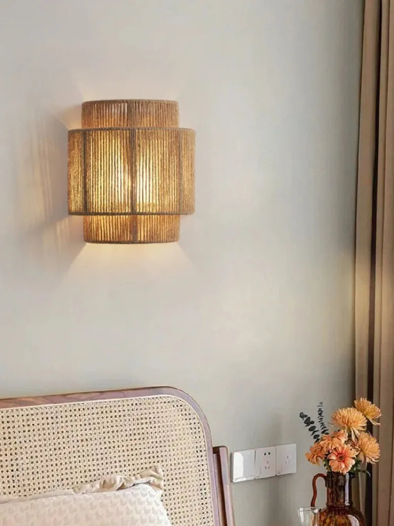 Woven Rope Wall Lamp