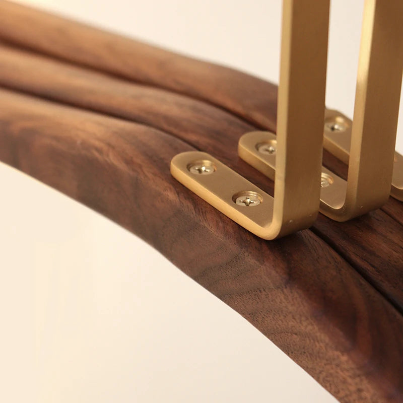 Wood & Brass Hanger