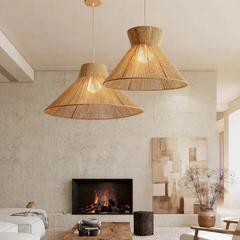 Woven Pendant Lights