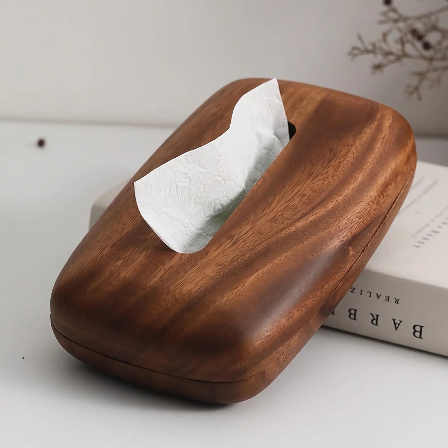 Wooden Tissue Box