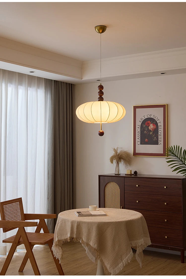 Beaded Lantern Pendant Light