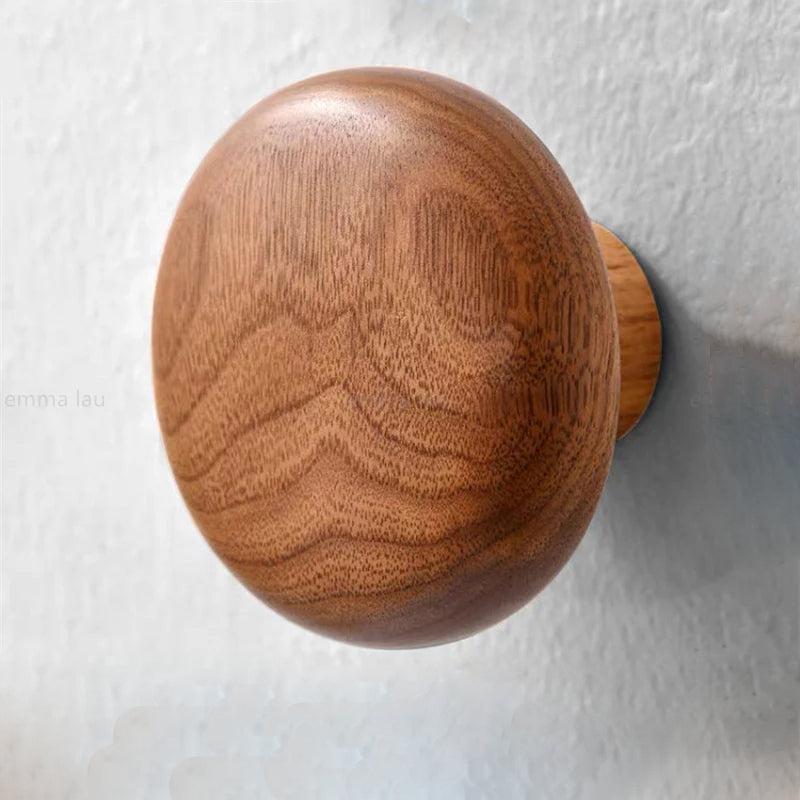 Wooden Pebble Wall Hook/Knob