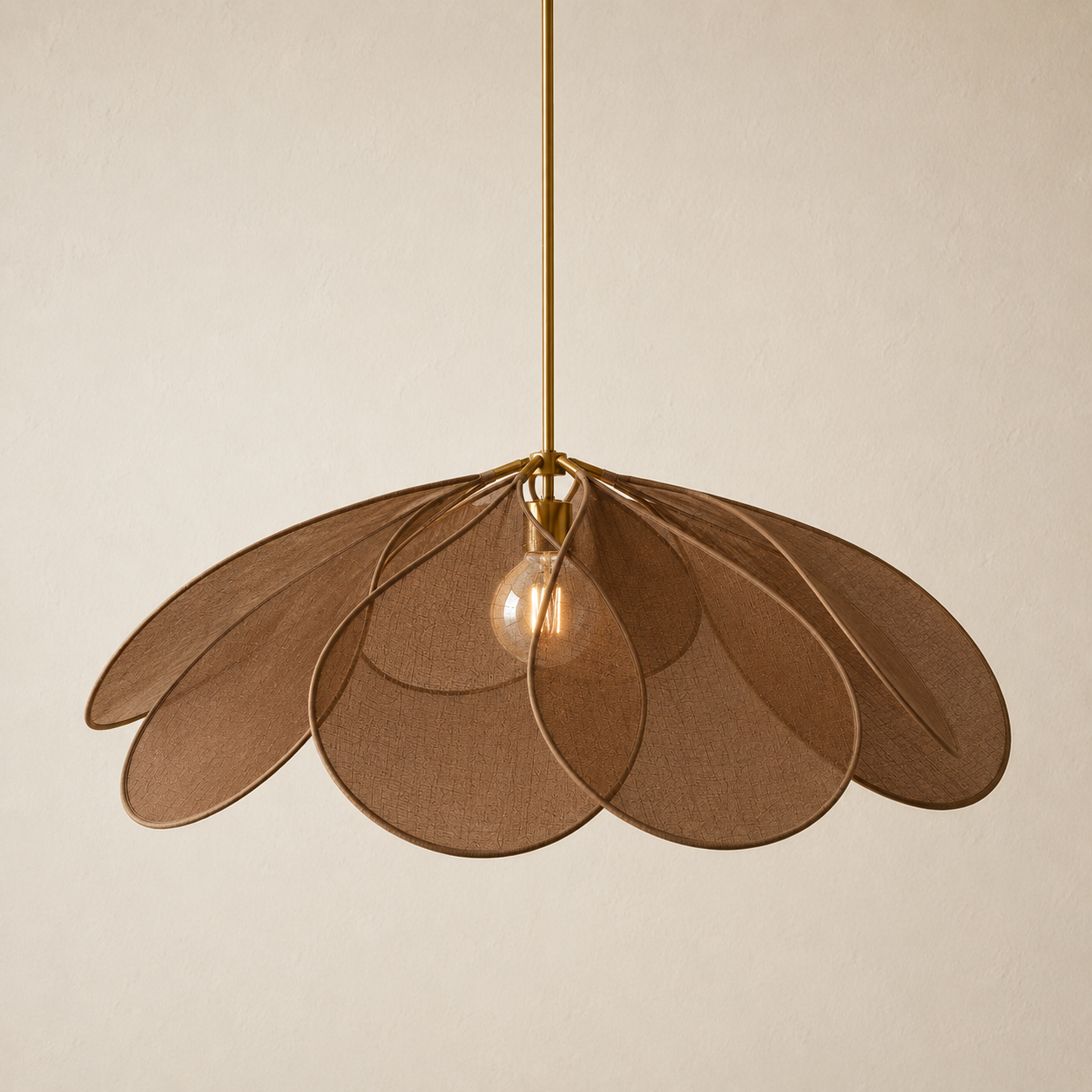 Flower Fabric Pendant Lamp