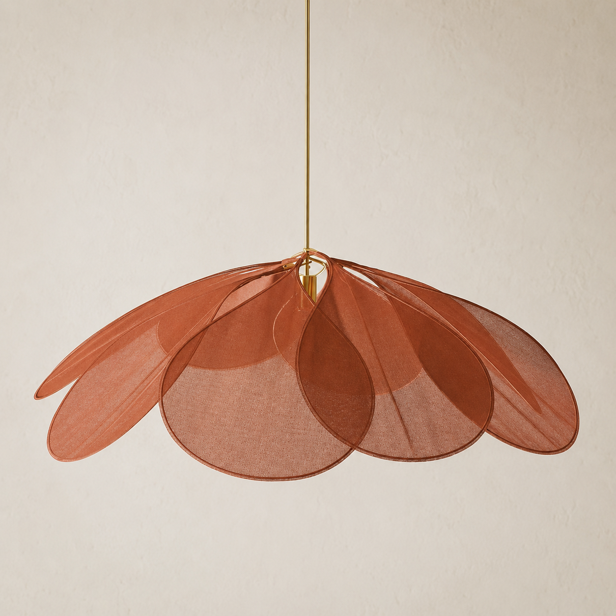 Flower Fabric Pendant Lamp