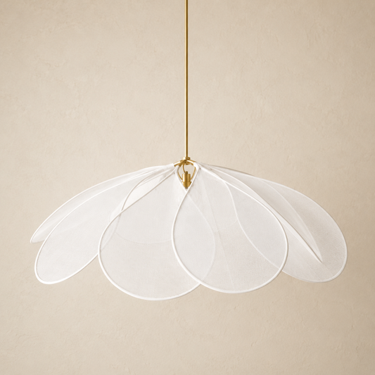 Flower Fabric Pendant Lamp