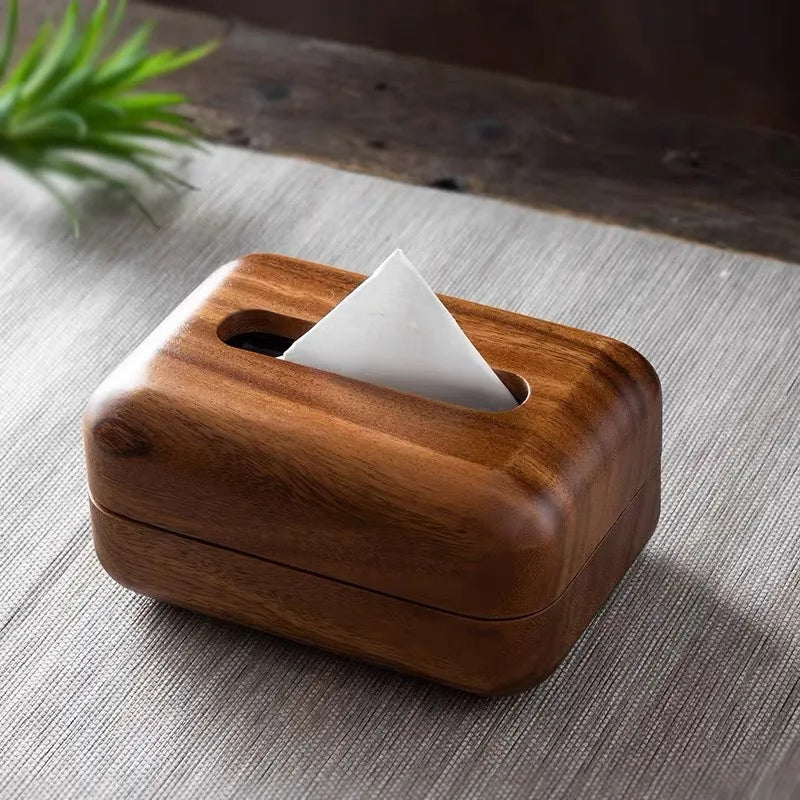 Wooden Tissue Box