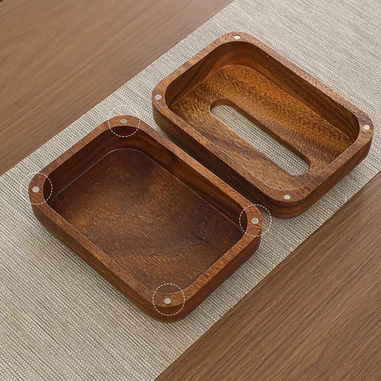 Wooden Tissue Box